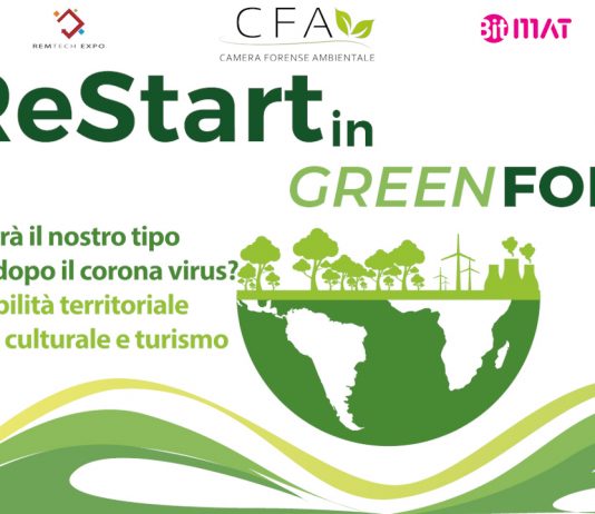 ReStart in Green – CAMBIERÀ IL NOSTRO TIPO DI SVILUPPO DOPO IL CORONAVIRUS? SOSTENIBILITÀ TERRITORIALE, PATRIMONIO CULTURALE E TURISMO